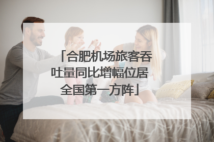 合肥机场旅客吞吐量同比增幅位居全国第一方阵